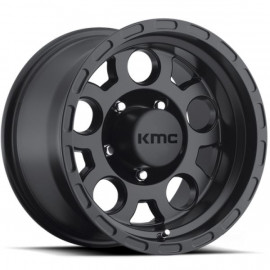 Jante aluminium KMC KM522 Enduro Matte Black Wrangler JK