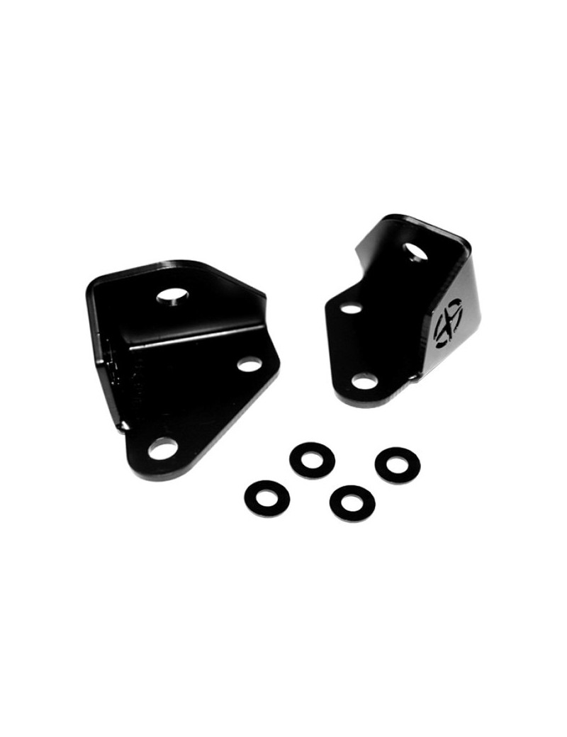 Supports phares EVO MFG sur charnière Jeep Wrangler JK 2007-2017