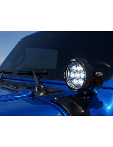 Kit phares LED Mini Cannon CG2 3.7" Jeep Wrangler JL et Gladiator JT