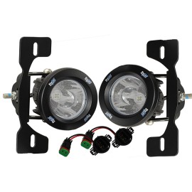 Kit Fog Light Vision X pour pare-chocs origine Jeep Wrangler JK 2007-2009