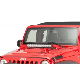 Supports + barre LED Xmitter Prime Xtreme Vision X Jeep Wranler JK