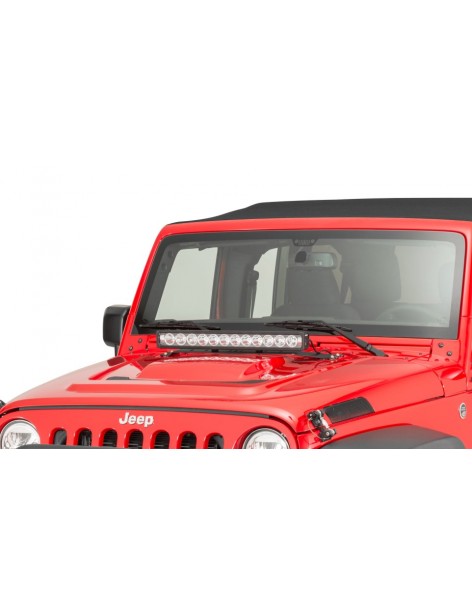 Supports + barre LED Xmitter Prime Xtreme Vision X Jeep Wranler JK
