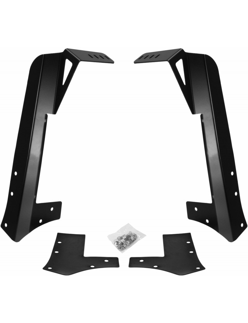 Supports pare-brise pour barre LED Vision X Jeep Wrangler JK