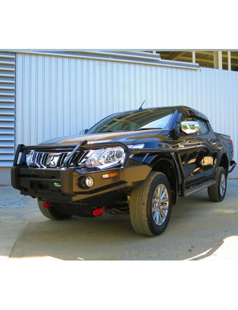 Pare-chocs avant Black Commercial Deluxe Ironman Fiat Fullback