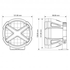 Phare LED X-Type 5" LTPRTZ