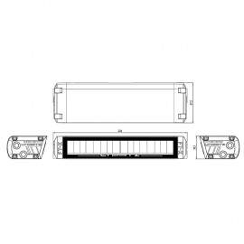 Barre LED Flat-X 9" 31 Watts LTPRTZ