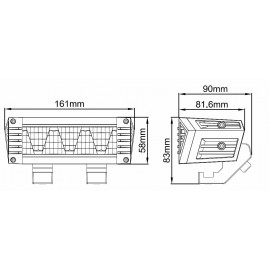 Barre LED Prime X 7" 24 Watts LTPRTZ