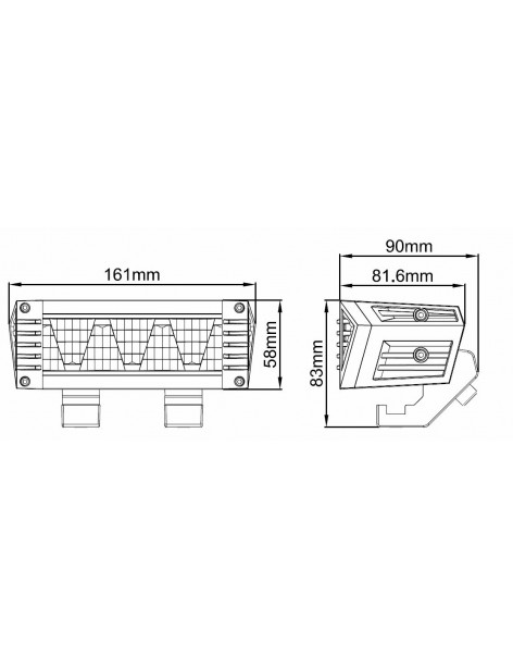 Barre LED Prime X 7" 24 Watts LTPRTZ