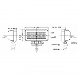 Phare de travail LED 12 watts LTPRTZ