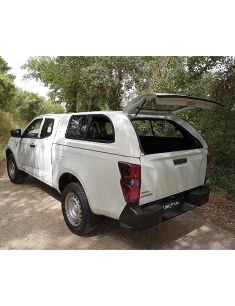 Hardtop Linextras vitré Isuzu D-Max Spacecabine 2020.2022