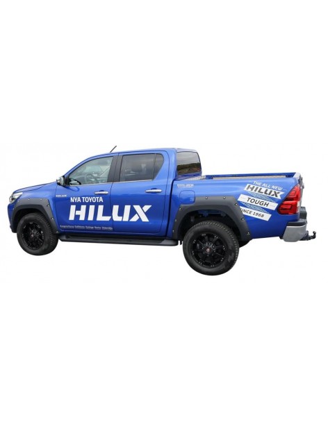 Extensions d'ailes larges Toyota Hilux Double-Cabine 2016-2019