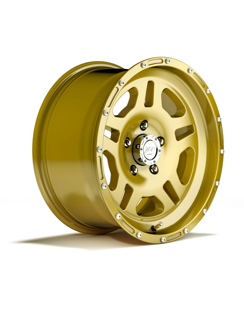 Jante aluminium gold ASP-Alloys Serie 1440 8,5x17 Jeep Wrangler JK