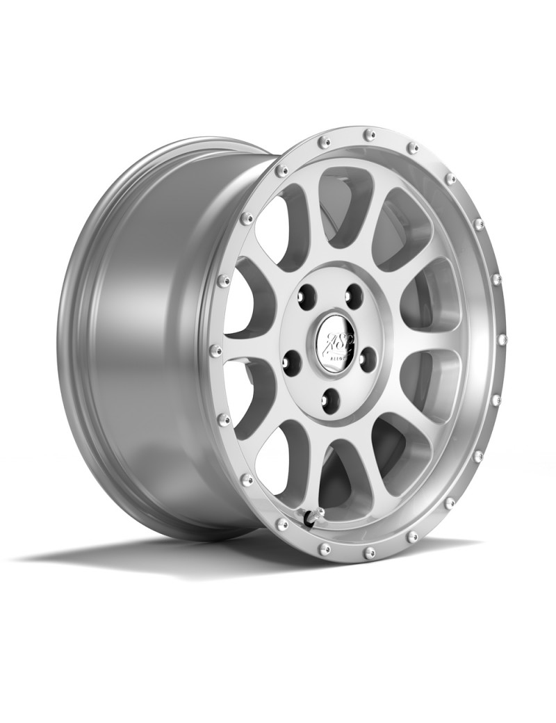 Jante aluminium silver ASP-Alloys Serie 1450 8,5x17 Jeep Wrangler JK