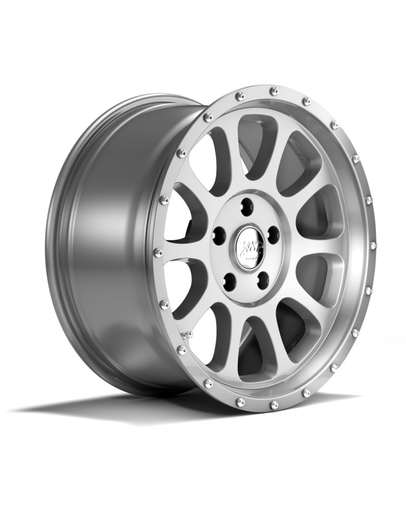 Jante aluminium Silver ASP-Alloys Serie 1450 8,5x18 Jeep Wrangler JL/Gladiator JT