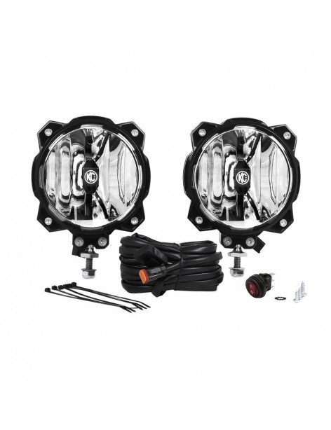 Kit phares KC Hilites Gravity LED Pro6 40 watts