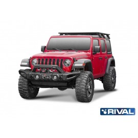 Pare-chocs avant acier Rival Jeep Wrangler JK-JL et Gladiator