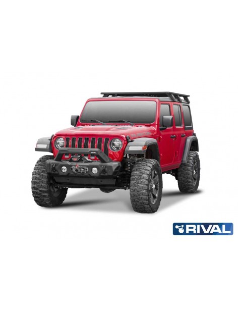 Pare-chocs avant acier Stubby Rival Jeep Wrangler JK-JL et Gladiator