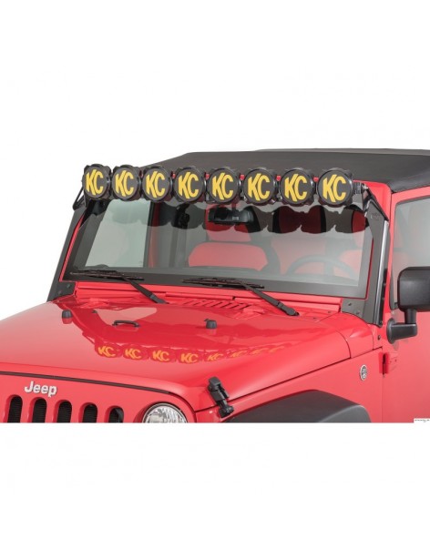 Kit barre LED Pro6 Gravity KC HiLites 160 watts Jeep Wrangler JK