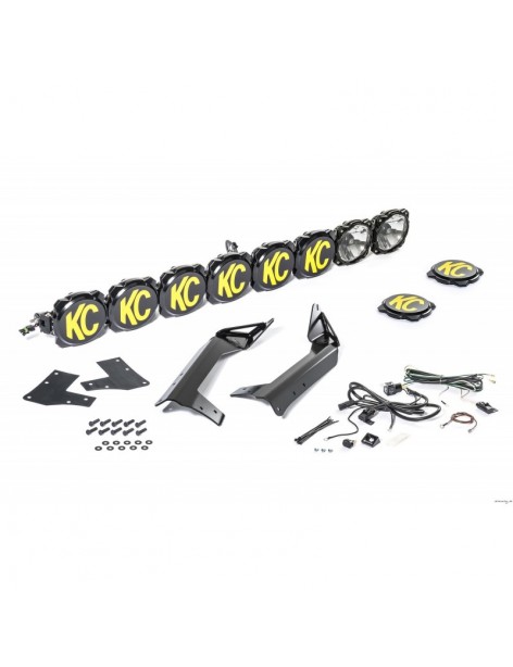 Kit barre LED Pro6 Gravity KC HiLites 160 watts Jeep Wrangler JK