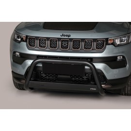 Pare-buffle Noir homologué route Jeep Compass Hybrid 2022-2023