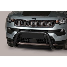 Pare-buffle acier homologué route 76 mm Jeep Compass/Hybrid 2022-2023