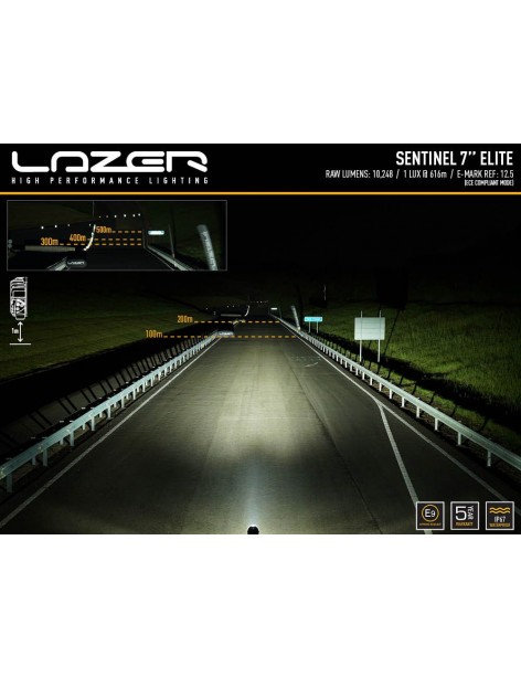 Phare LED Lazer Sentinel 7" Elite