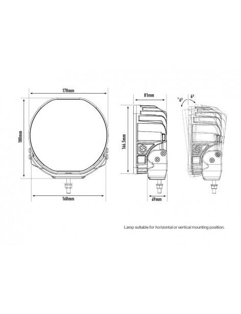 Phare LED Lazer Sentinel 7" Elite