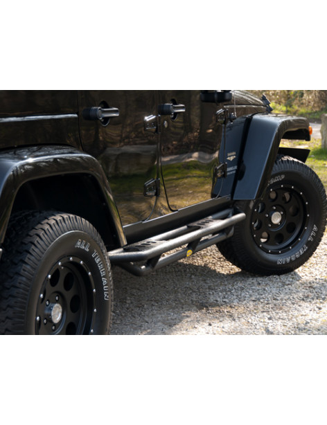 Protections latérles SCR Smittybilt Jeep Wrangler JK 4 portes