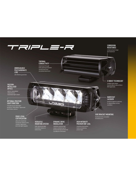 Kit intégration barres LED Lazer Lamps sur calandre de Ford Ranger 2023