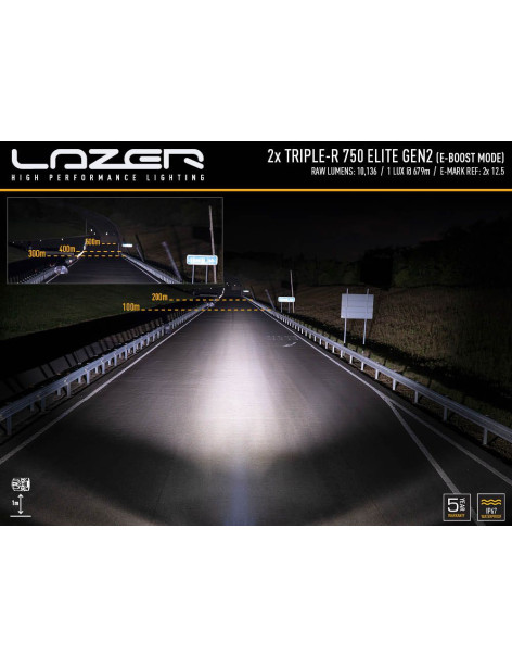 Kit intégration barres LED Lazer Lamps sur calandre de Volkswagen Amarok V6 2023