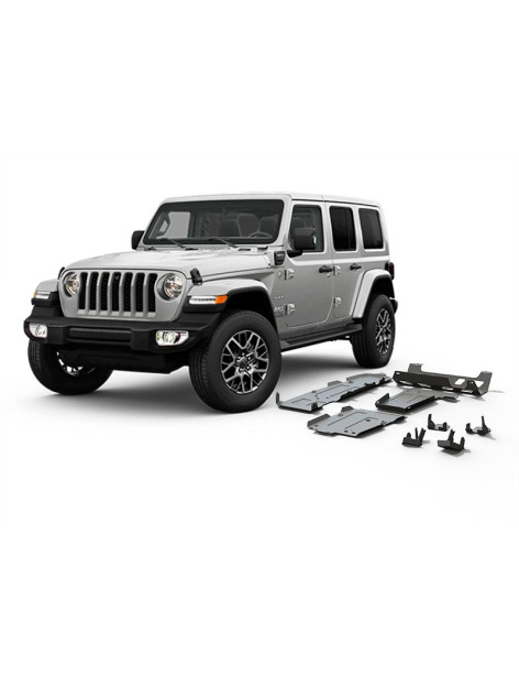 Blindages aluminium Rival Jeep Wrangler JL à partir de 2018