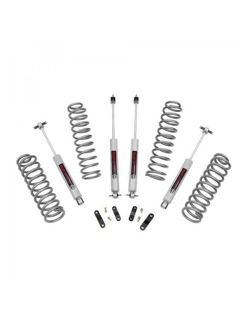 Kit suspension Rough Country +2.5" Jeep Wrangler JK 4 portes