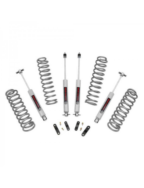 Kit suspension Rough Country +2.5" Jeep Wrangler JK 4 portes