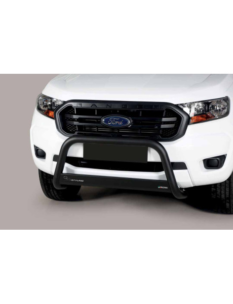 Pare-buffle avant Noir homologué Ford Ranger 2019-2022