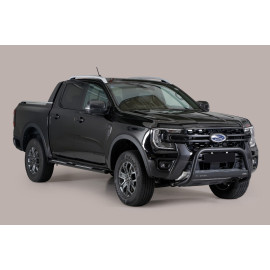 Pare-buffle Noir avant homologué Ford Ranger 2023-2024