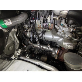 Tube échappement remplacement FAP Toyota Hilux 2016-2023