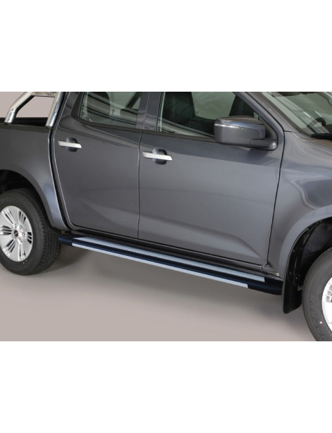 Marchepieds aluminium Isuzu D-Max Crewcab 2020-2023