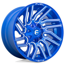 Jante 4x4 aluminium Fuel Typhoon D774 Anodized Blue Milled