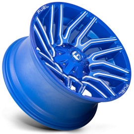 Jante 4x4 aluminium Fuel Typhoon D774 Anodized Blue Milled