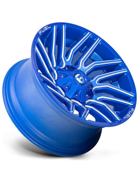 Jante 4x4 aluminium Fuel Typhoon D774 Anodized Blue Milled