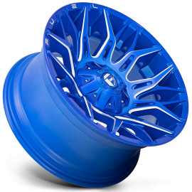 Jante 4x4 aluminium Fuel Twitch D770 Anodized Blue Milled