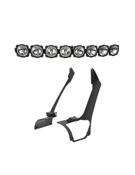 Kit barre LED Pro6 Gravity KC HiLites 160 watts Wrangler 4XE