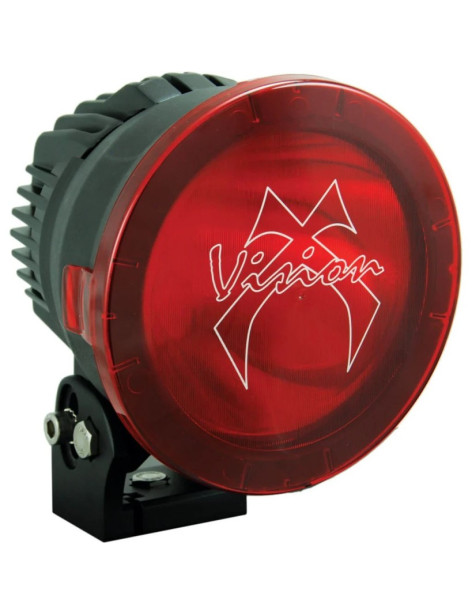 Cache de protection phare Cannon LED 6.7" Rouge Elliptical