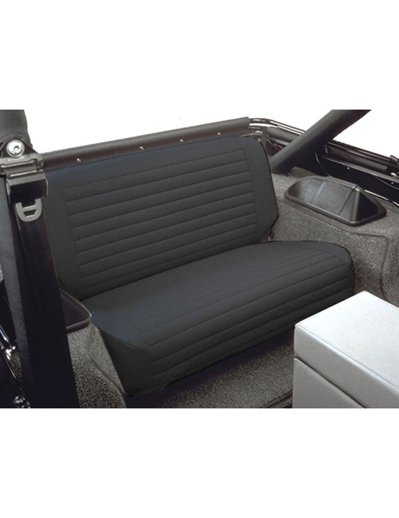 Housse banquette arrière Black Denim Bestop Jeep CJ7/Wrangler YJ