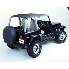 Bâche Bikini Safari Charcoal Bestop Jeep Wrangler YJ