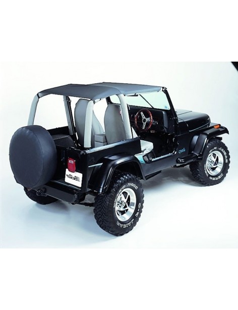 Bâche Bikini Safari Charcoal Bestop Jeep Wrangler YJ