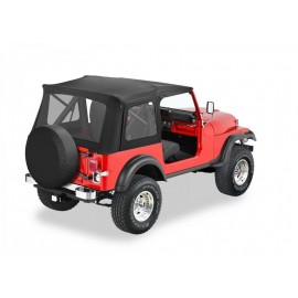 Bache Supertop Noir sergé Jeep Wrangler YJ