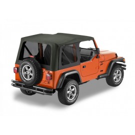 Bâche Softop de remplacement Bestop Black Denim Jeep Wrangler TJ