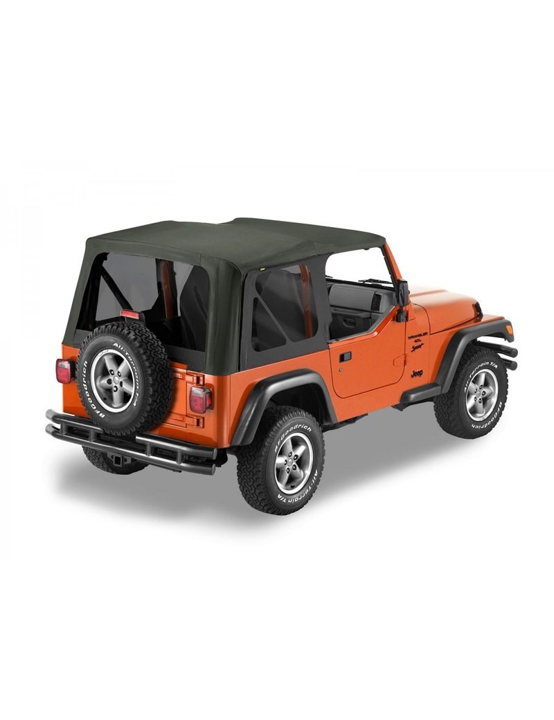 Bâche Softop de remplacement Bestop Black Denim Jeep Wrangler TJ