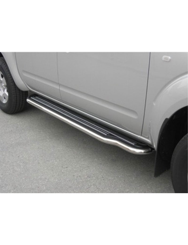 Marche pied plat ou tube inox Navara D40